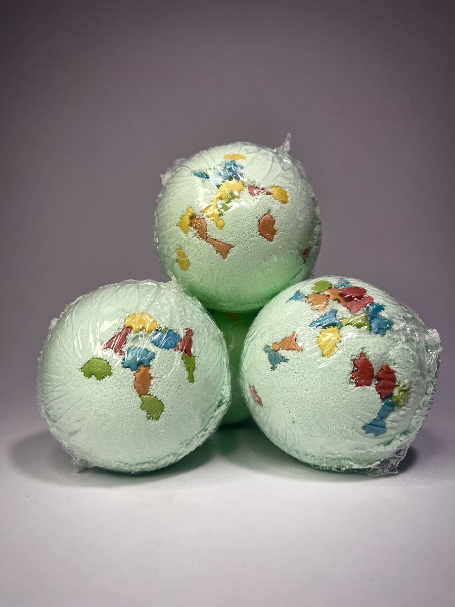 Dinoszaurusz Fürdőbomba - Csokoládé