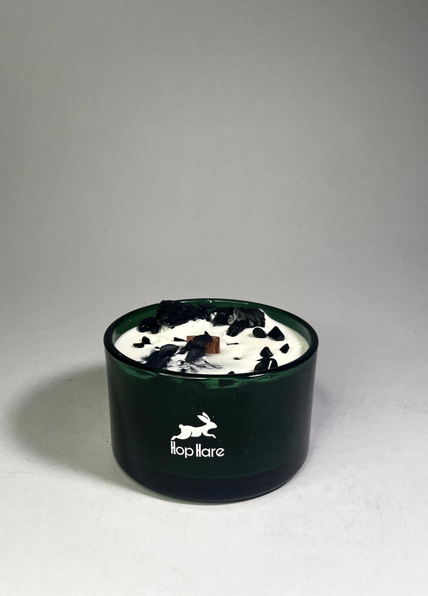 Hop Hare Kristály Gyertya Virágokkal – Kardok - Image 2